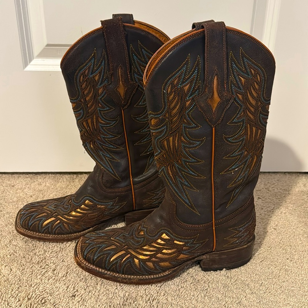 Resistol Ranch Boots, Square Toe